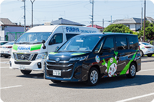 深谷自動車教習所様の送迎バス