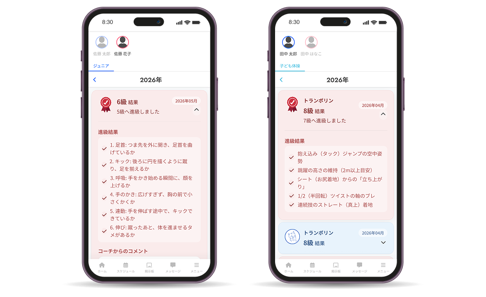進級機能