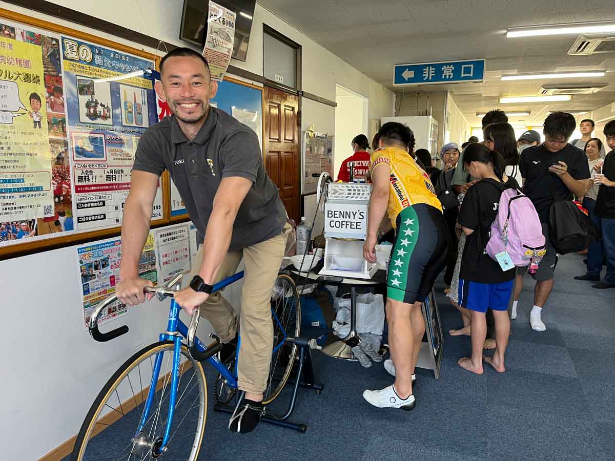 実際のイベントの様子：チャリ氷
